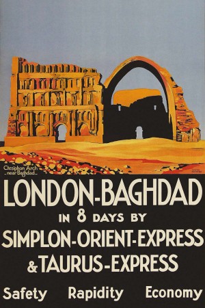 Poster London Bagdad Taurus Express Broders 1931